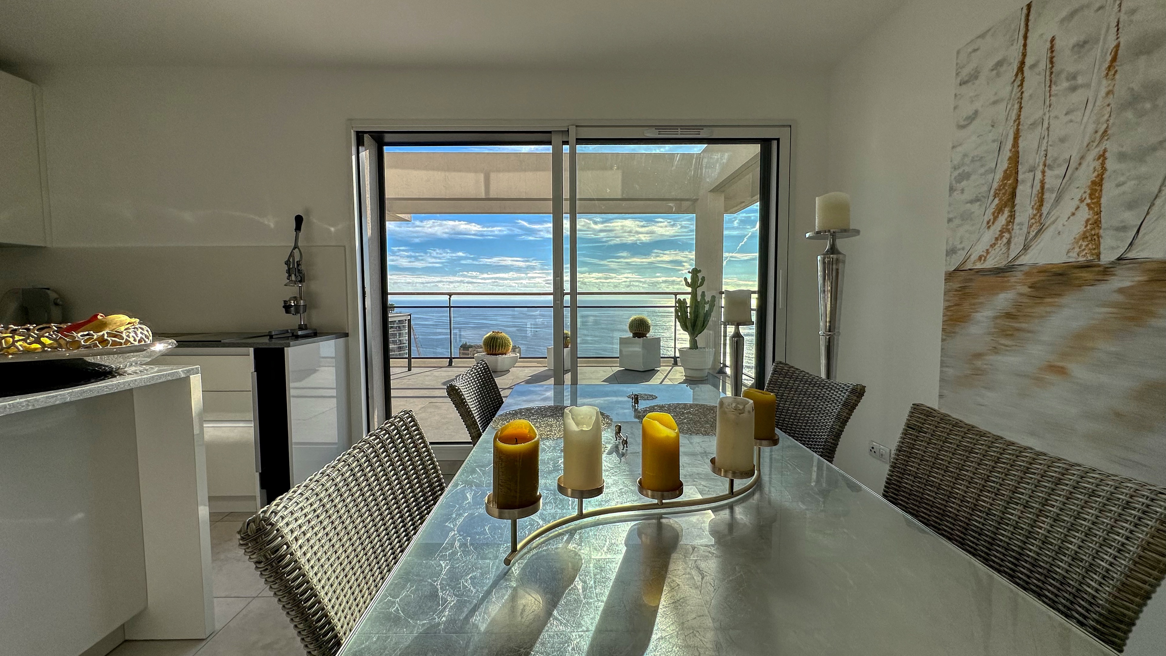 Lussuoso trilocale con vista su Monaco e sul Mediterraneo - Vicino al Principato 13