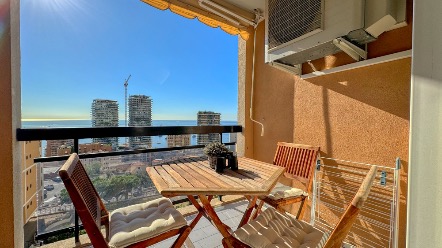Appartement 2 chambres avec terrasse et vue mer à vendre à Beausoleil, proche de Monaco 2