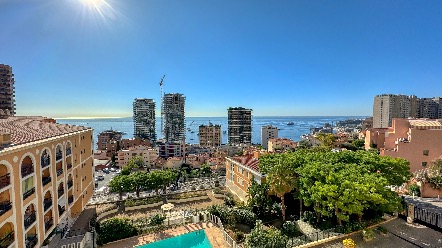 Appartement 2 chambres avec terrasse et vue mer à vendre à Beausoleil, proche de Monaco 1