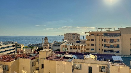 Palais Josephine in Beausoleil on the second-to-last floor with a view of the sea and Monaco 4