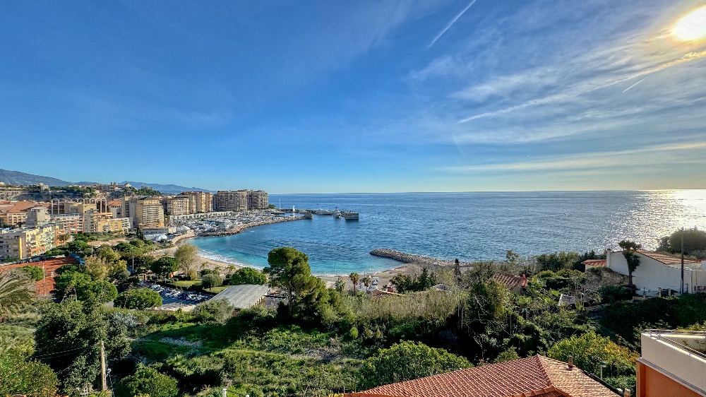 Beautiful semi-detached house in Cap D'Ail with panoramic views and garage