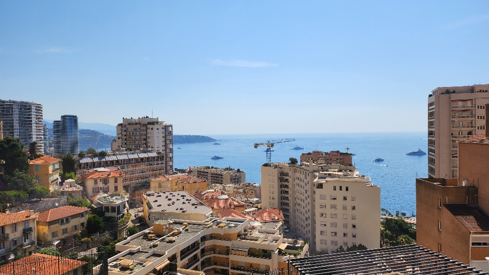 Trilocale con balcone e vista mare a Beausoleil, vicino a Monaco	