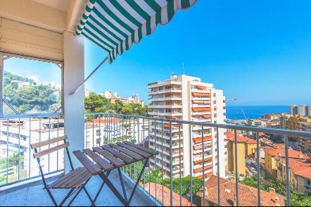 Appartement à louer avec balcon, vue mer et Monaco 2