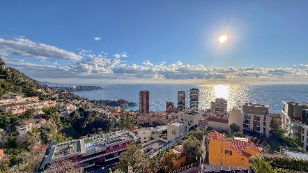 Beausoleil – Bel appartement 2 pièces avec vue mer et garage 1