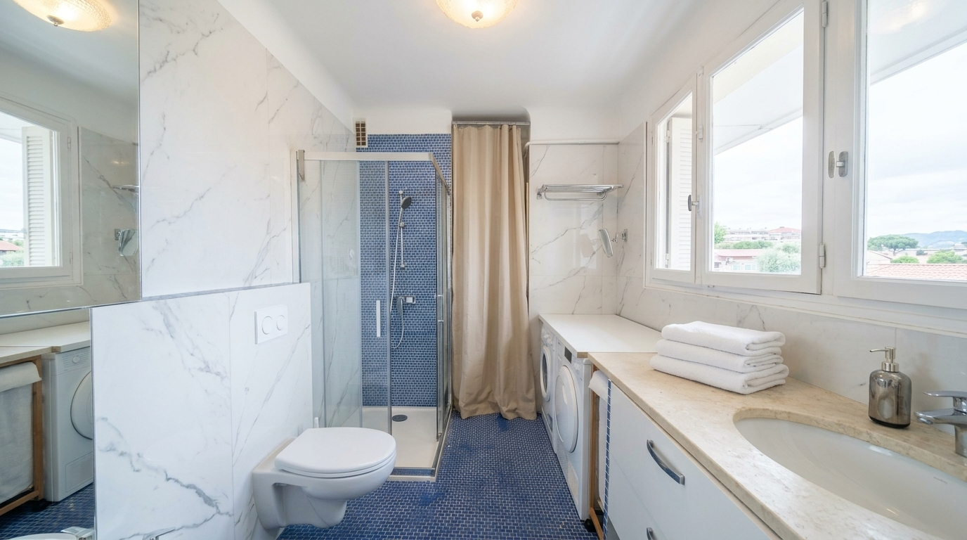 Menton – 2 Pièces Rénové de 47 m² avec Stationnement | Potentiel 3 Pièces 4